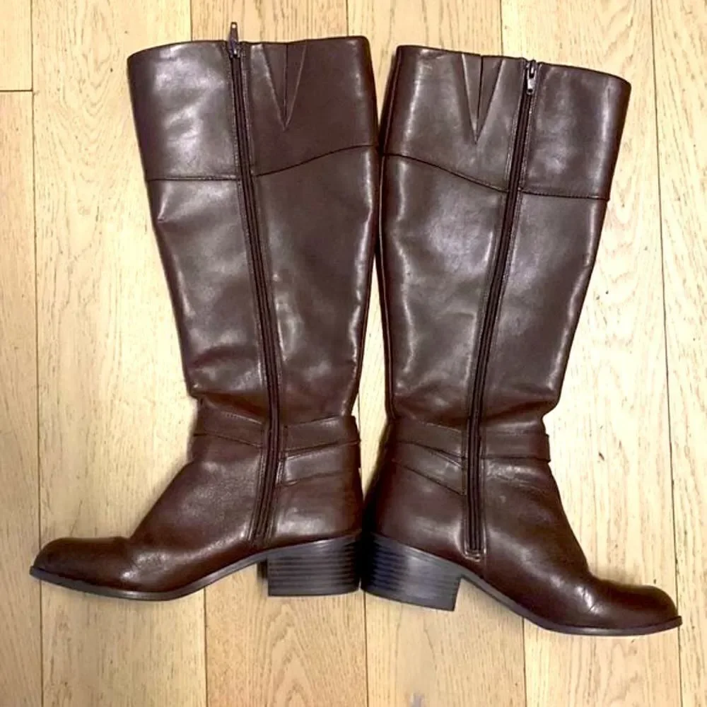 Women's Berniee Step 'N Flex Wide-Calf Riding Boots